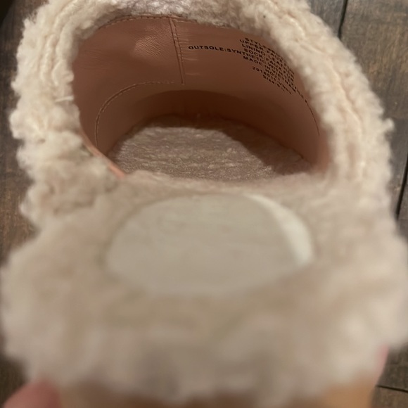 Faux fur and leather lining clogs NEW - Picture 6 of 10